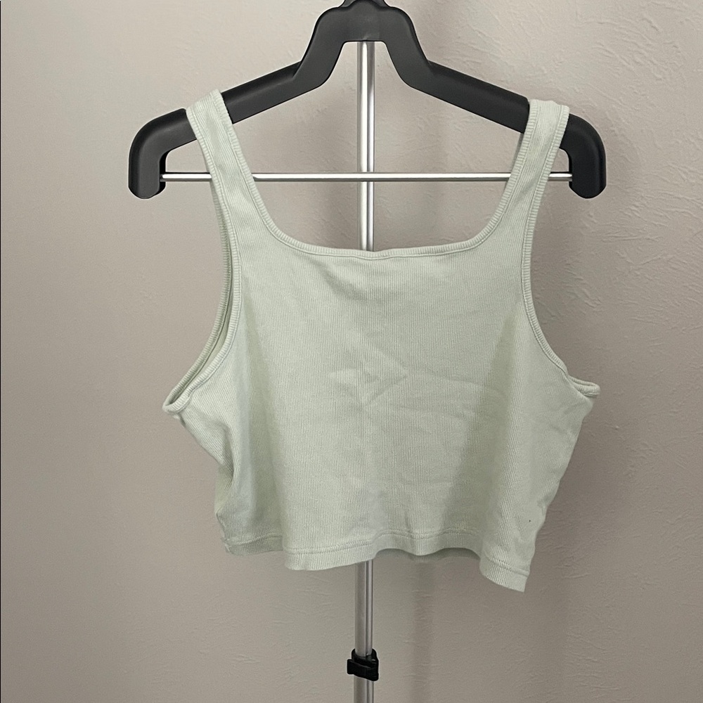 Adidas Women's Light Green Tank Top - Picture 4 of 5